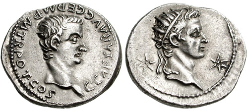 Caligula Denarius Divus Augustus Lugdunum 37-41 (BMCRE 4)