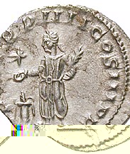 Elagabal, opfernd, stadtröm 221 uZ (RIC 46, Münzen-Ritter)_cr