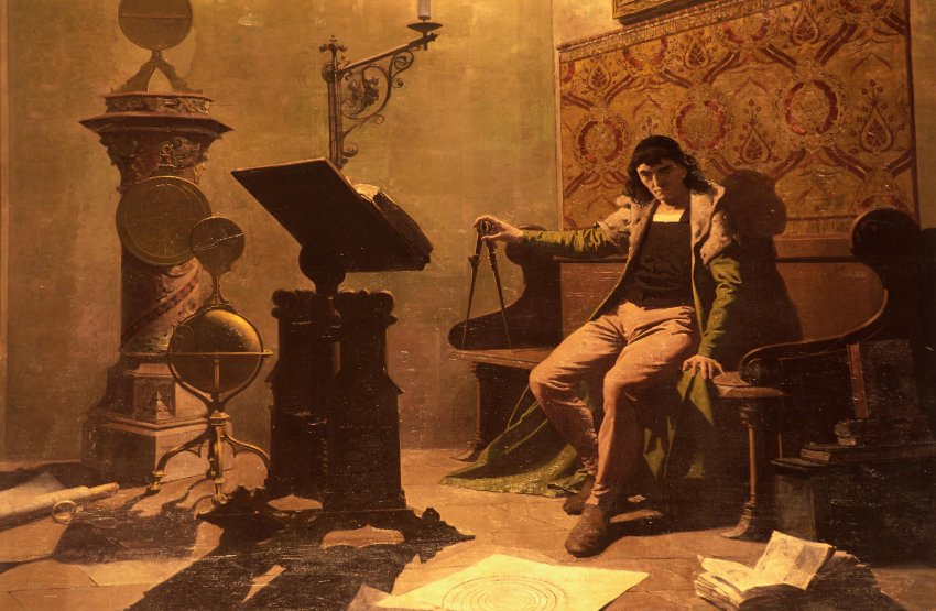 Kopernikus , posthumes Gemälde (Corbis)